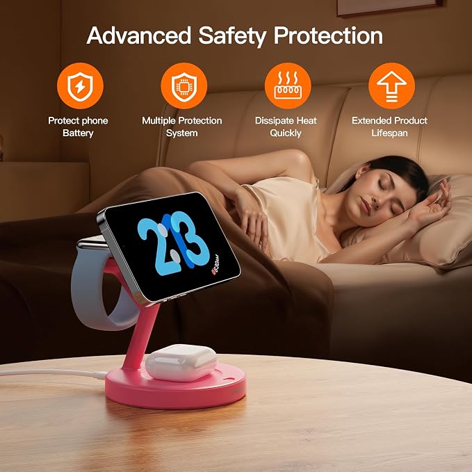 2025 3 in 1 Charging Station for Apple iPhone AirPods Watch - Image 5