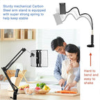 Tablet Stand Phone Holder for Bed, iPad Holder for Desk, Compatible - Image 4