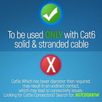GTZ RJ45 Cat6 Pass Through Connectors and Strain Relief Boots - Image 7