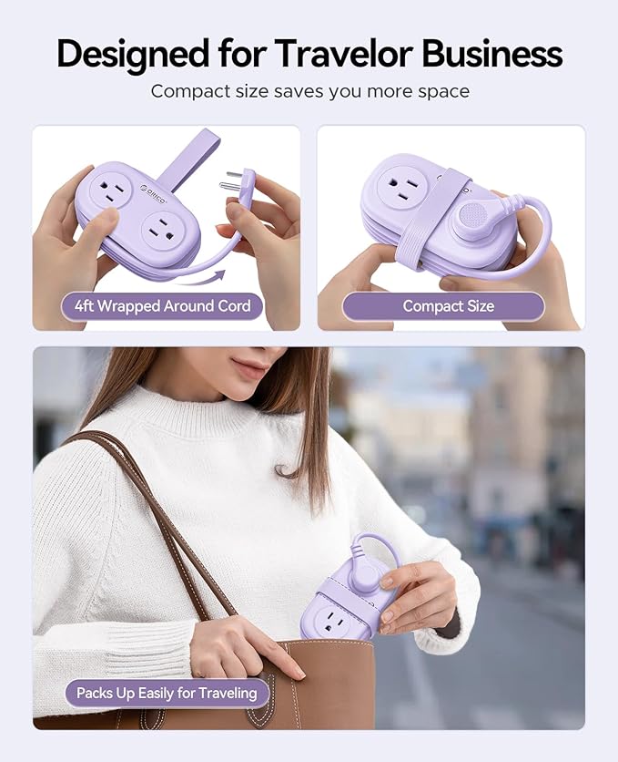 ORICO Purple Travel Power Strip PD20W - Image 5