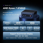 Reatan A8 Mini PC AMD Ryzen 7 8745H 32GB RAM DDR5 1TB SSD 8C/16T，up to 8K - Image 2