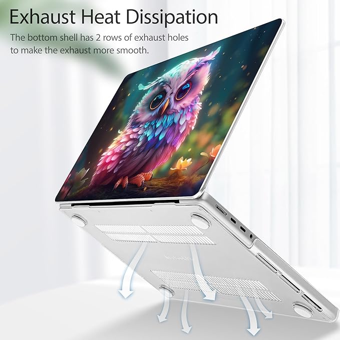 Tuiklol for M4 MacBook Pro 14 Inch Case 2024-2021 Release A3112 A3401 A3185/M3 - Image 3