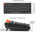 Keychron K2 75% Layout Bluetooth Wireless Mechanical Keyboard K Pro Brown - Image 5