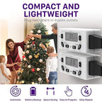 Fosmon 7 Day Digital Timers for Electrical Outlets, Indoor Plug-in Light Timers - Image 6