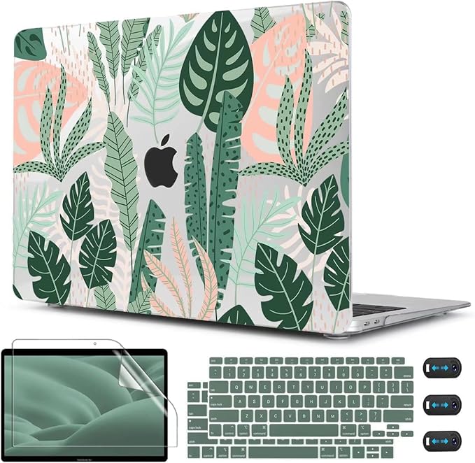 CISSOOK for MacBook Air 13 inch Case 2021 2020 2019 2018 Release A2337 M1 A2179 by CISSOOK