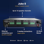 Juke-8: 8 Zone Multi-Room Amplifier | Built-in Music Streaming & Wireless App - Image 6