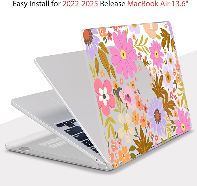 Teryeefi Compatible for MacBook Air 13.6 inch Case A3240 A3113 A2681, - Image 5