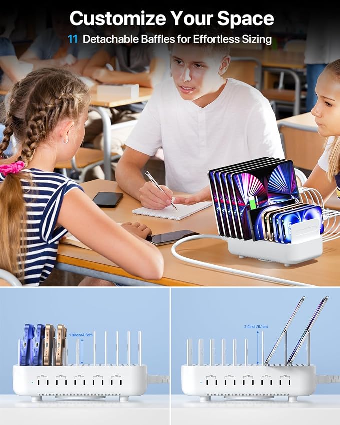 SooPii USB Charging Station, 100W Fast Charging Station - Image 5