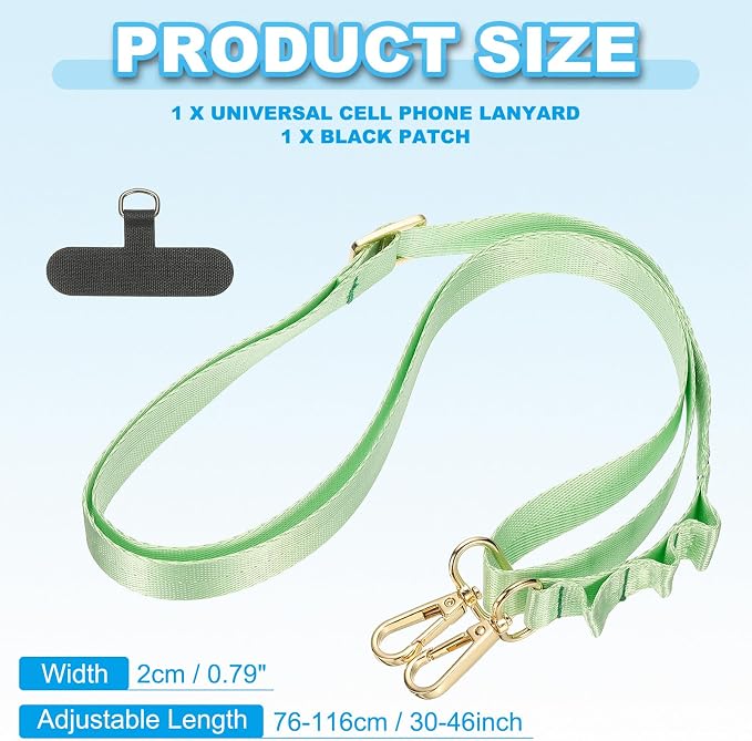 PATIKIL Universal Cell Phone Lanyard, Adjustable Crossbody Phone Strap - Image 2