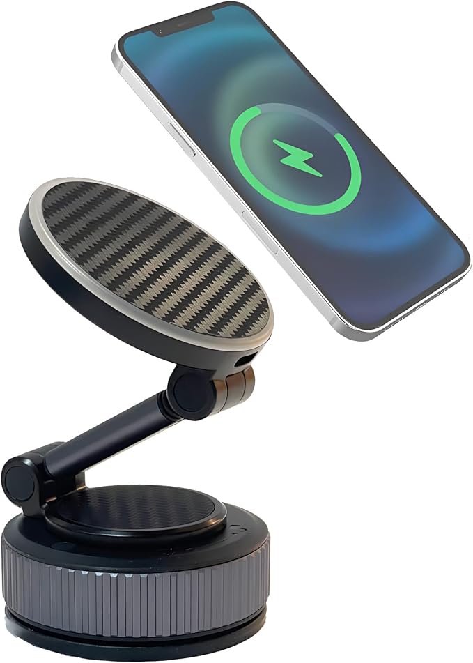 Vacuum Magnetic Phone Holders 15W by BringingSweetHome