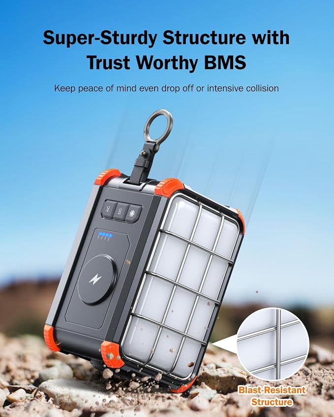 BROWEY Portable Power Station 153Wh Camping Small Solar Generator - Image 5