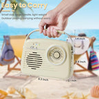 Radios Portable AM FM, Battery Powered and Plug in Wall - Image 2