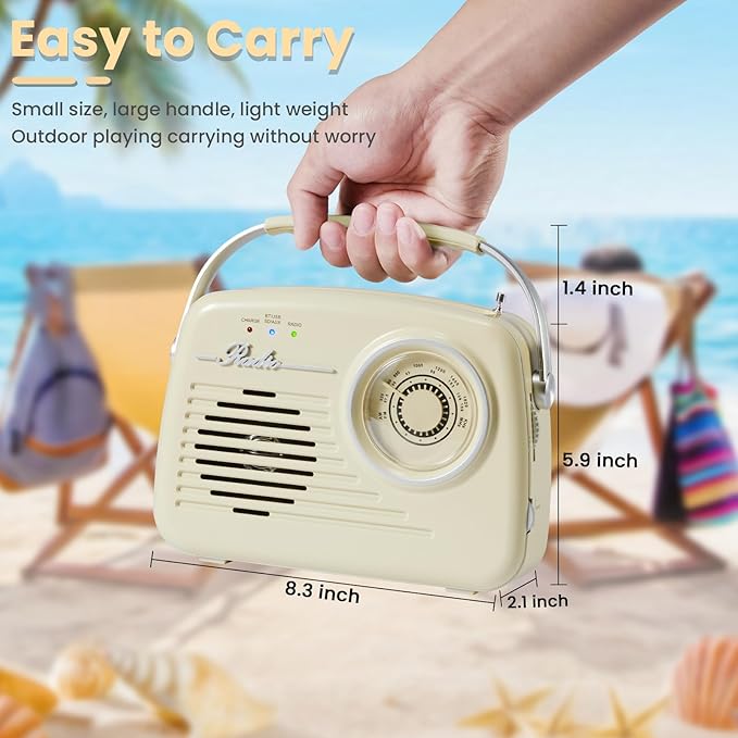 Radios Portable AM FM, Battery Powered and Plug in Wall - Image 2