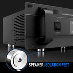 Facmogu 4PCS Silver Aluminum Alloy Speaker Isolation Feet, Turntable Isolation - Image 4