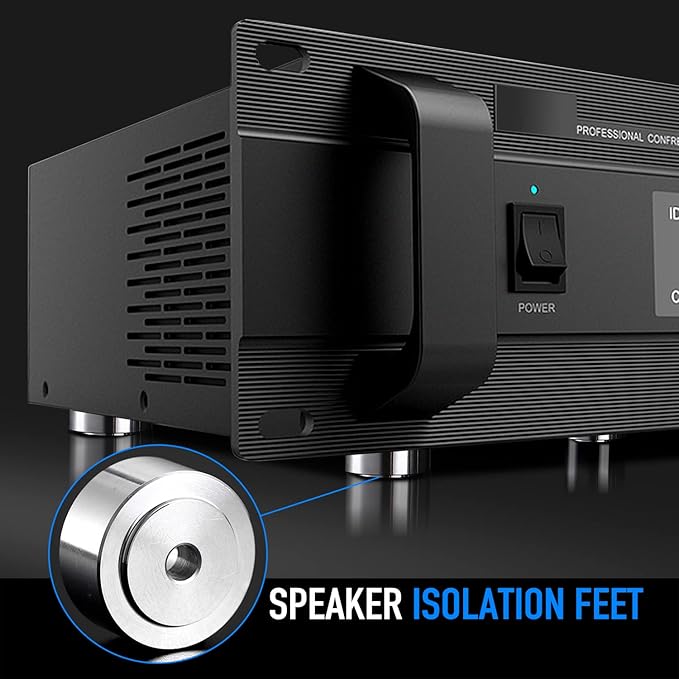 Facmogu 4PCS Silver Aluminum Alloy Speaker Isolation Feet, Turntable Isolation - Image 4