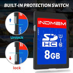 INDMEM SD Card 8GB, High-Speed Secure Digital Cards - Image 2