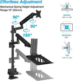 AVLT Laptop & 40 Inch Monitor Arm Pole Top Mount - Image 4
