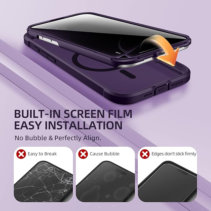 BERFY Magnetic for iPhone 16 Pro Max Case, Compatible - Image 6