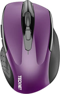 TECKNET Wireless Mouse Silent 4800 DPI Computer USB A & Bluetooth Mouse 6 by Tecknet