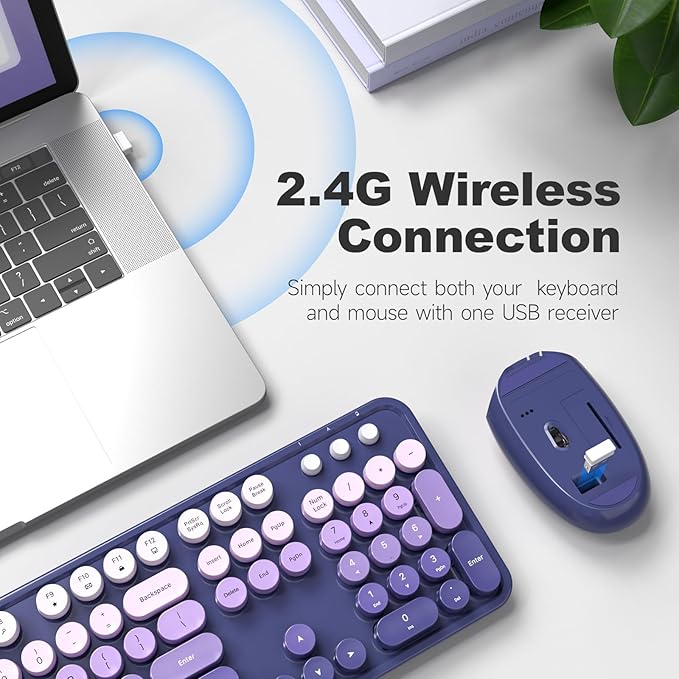 KNOWSQT Wireless Keyboard and Mouse Combo - Image 6