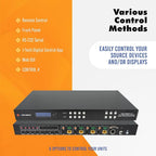J-Tech Digital HDBaseT 4x4 Matrix Extender Switcher Supports HDMI2.0 HDCP2.2 - Image 4