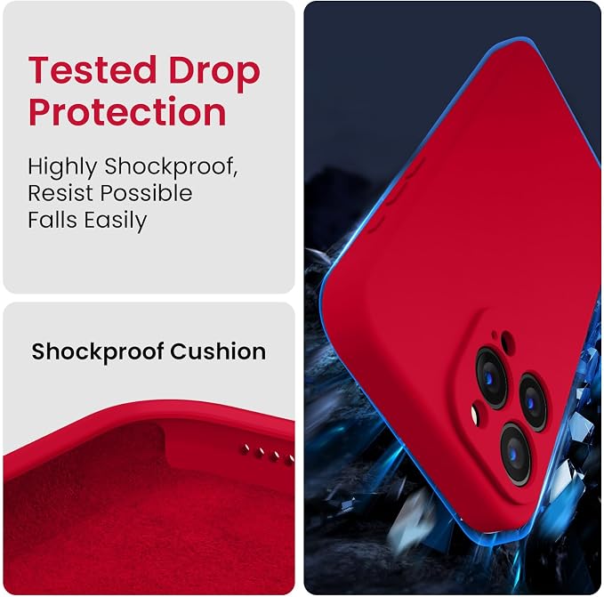 FireNova Designed for iPhone 15 Pro Max Case, Silicone Upgraded Phone Case with - Image 4