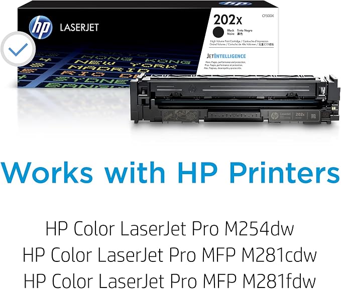 HP 202X Black High-yield Toner Cartridge, Works - Image 2