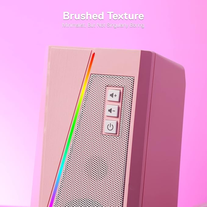 Redragon GS520 RGB Desktop Speakers, 2.0 Channel PC Computer Stereo Speaker - Image 6