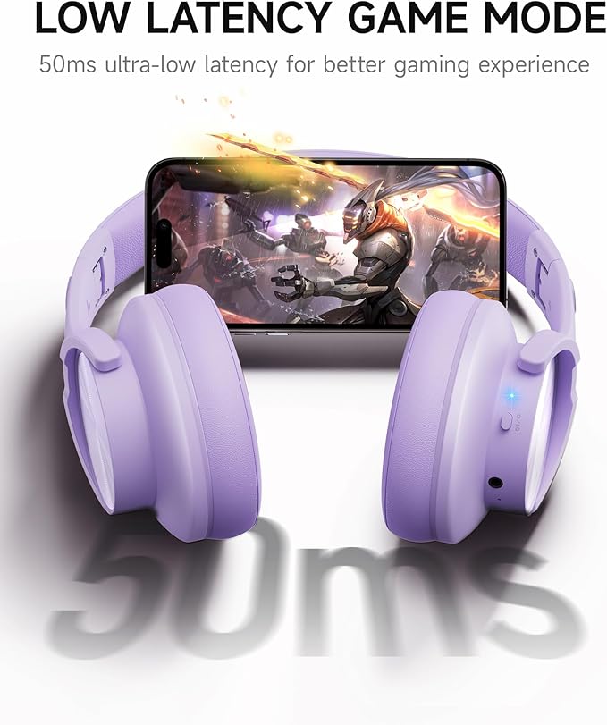 Picun B8 Headphones Wireless Bluetooth, 120H Bluetooth Headphone Over Ear - Image 8
