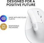 Logitech Lift for Mac Wireless Vertical Ergonomic Mouse, Quiet Clicks, Silent - Image 5