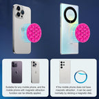 Silicone Suction Cup Phone Mount, Magnetic Suction Phone Case Stand, Mirror - Image 2