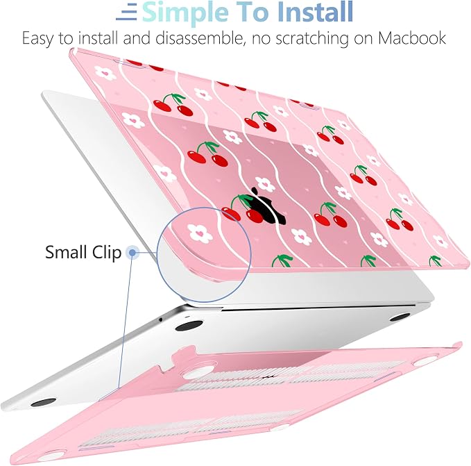 MEEgoodo Case for M4/M3/M2 MacBook Air 13.6 inch Case 2025 2024 2022, Fit Model - Image 5