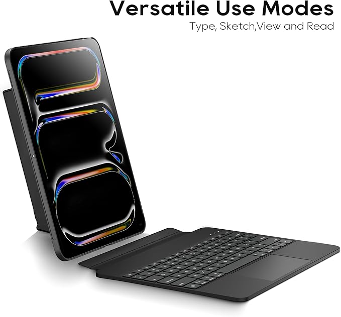 Detachable Keyboard Case for Apple 2025 iPad Air 13-inch and iPad Pro - Image 3