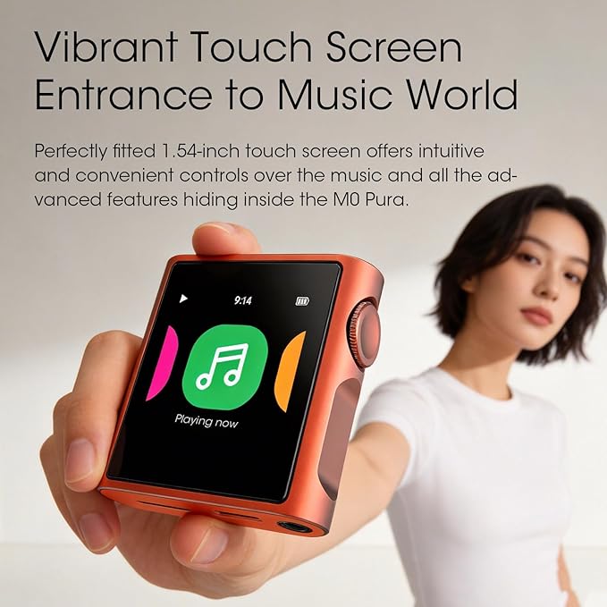 SHANLING M0 Pura Hi-Fi MP3 Player, Dual CS43131 DAC, 250mW@32Ω Balanced Output - Image 10