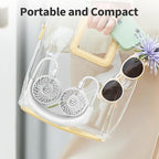 PANERGY Portable Neck Fan Rechargeable Hand Free Personal Fan Mini Wearable - Image 7