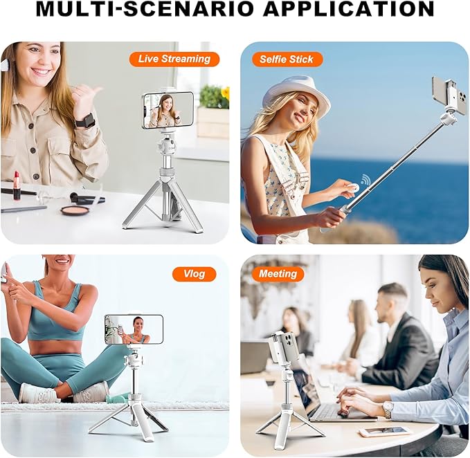 COMAN MT30-Pro Extendable Phone Tripod, 61cm Cell Phone Tripod Stand - Image 3