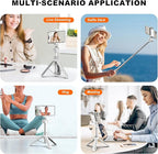 COMAN MT30-Pro Extendable Phone Tripod, 61cm Cell Phone Tripod Stand - Image 3