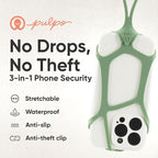 Pulpo Safety Cell Phone Lanyard Green Fits Smartphones 6.1 to 6.8” - Image 2
