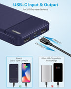 AsperX 2-Pack 10000mAh USB C Output Portable Charger Power Bank Fast Charging - Image 3