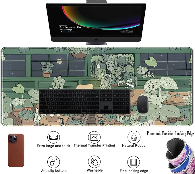 Kawaii Bear XL Gaming Mouse Pad & Desk Mat - Image 3