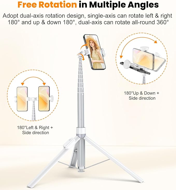TONEOF 66" Automatic Phone Tripod - Image 4