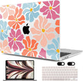 MEEgoodo Case for MacBook Air M4/M3/M2 13.6 inch 2025 2024 2022, Fit Model by MEEgoodo