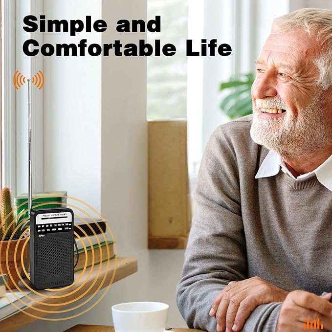 Portable Radio AM FM with Best Reception, Goodes Transistor Radio with Loud - Image 2