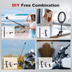 Motorcycle Ebike Mount kit for Insta360 X5, Bike & Golf Car Handlebar Clamp - Image 8