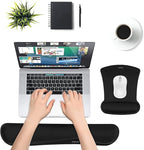 MOSISO Wrist Rest Support for Mouse Pad & Keyboard Set, Ergonomic Mousepad - Image 2