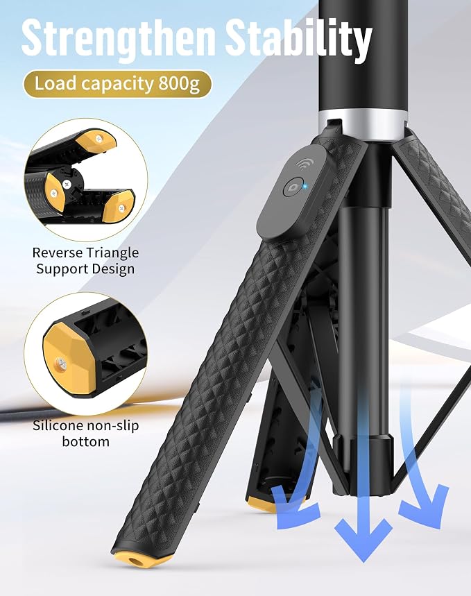 Phone Tripod Selfie Stick:Phone Stand - Image 5
