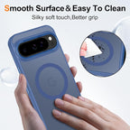 Magnetic for Google Pixel 9/Pixel 9 Pro Case, Shockproof Slim Translucent Matte - Image 5