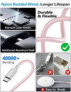 4-in-2 Charging Cable for Apple Watch Charger/Samsung/iPhone Charger, - Image 5