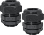 1" NPT Nylon Cable Glands, IP68 Waterproof Adjustable Cord Grip Cable Connector by Bonsicoky