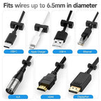 10 Pack Magnetic Cord Organizer Holder, Cable Clips - Image 5